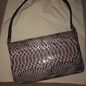 Rafe python handbag